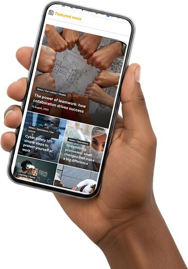 CommsKit Connect employee communication hub example